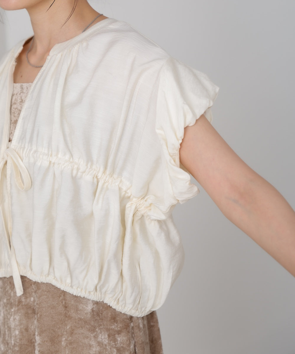 ギャザードロストシャツベスト