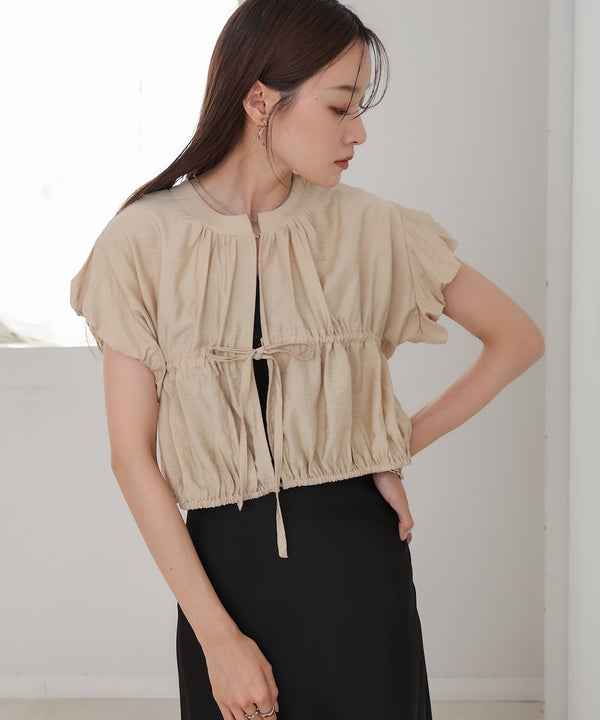 ギャザードロストシャツベスト