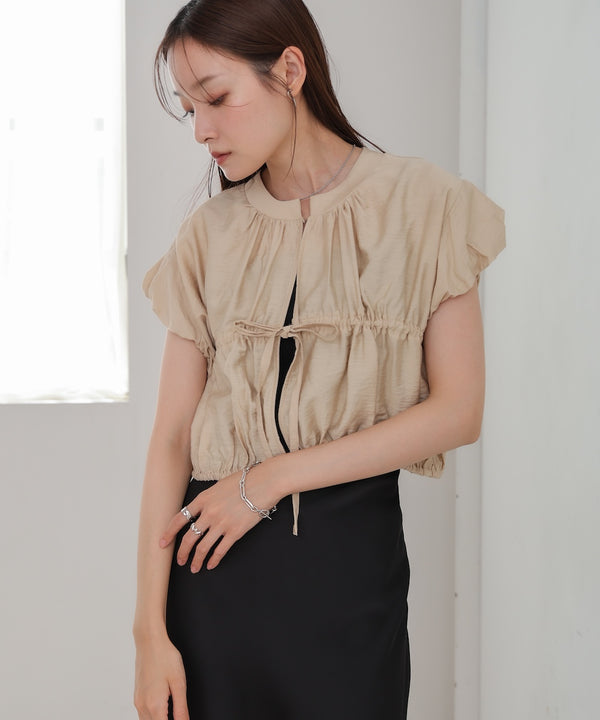 ギャザードロストシャツベスト