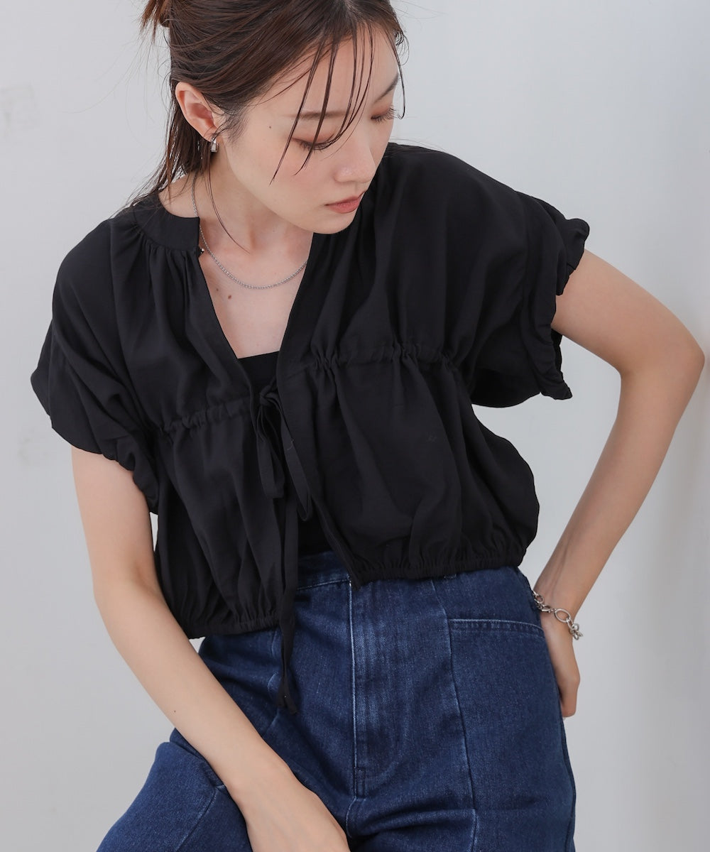 ギャザードロストシャツベスト