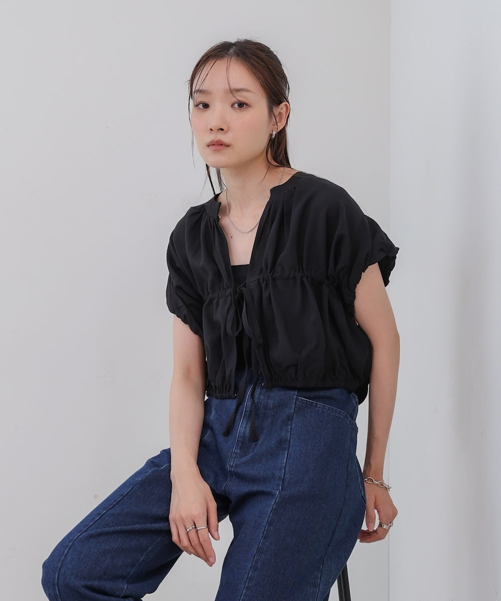 ギャザードロストシャツベスト