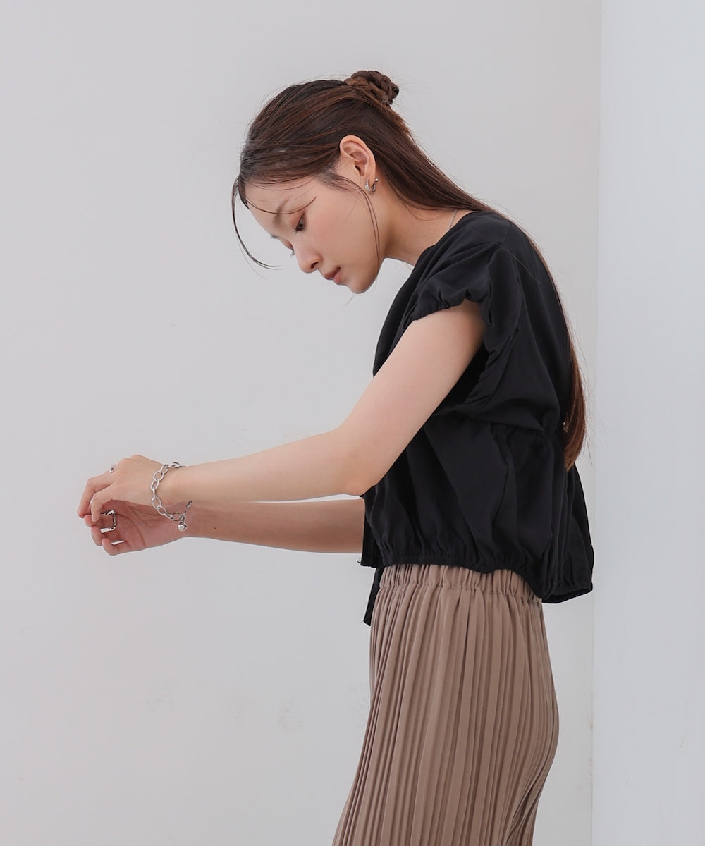 ギャザードロストシャツベスト