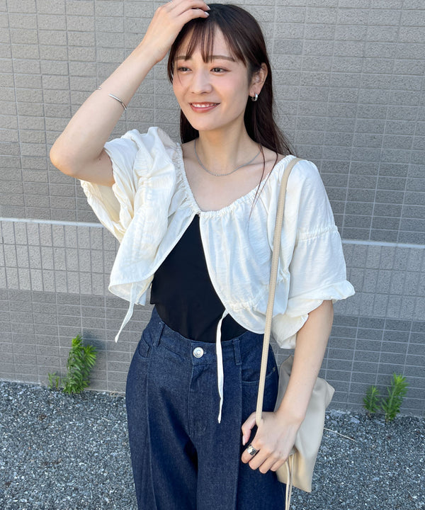 ギャザードロストシャツベスト