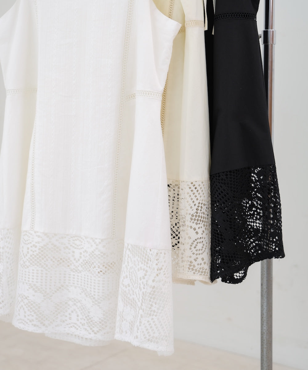 レース切り替えミニワンピピース