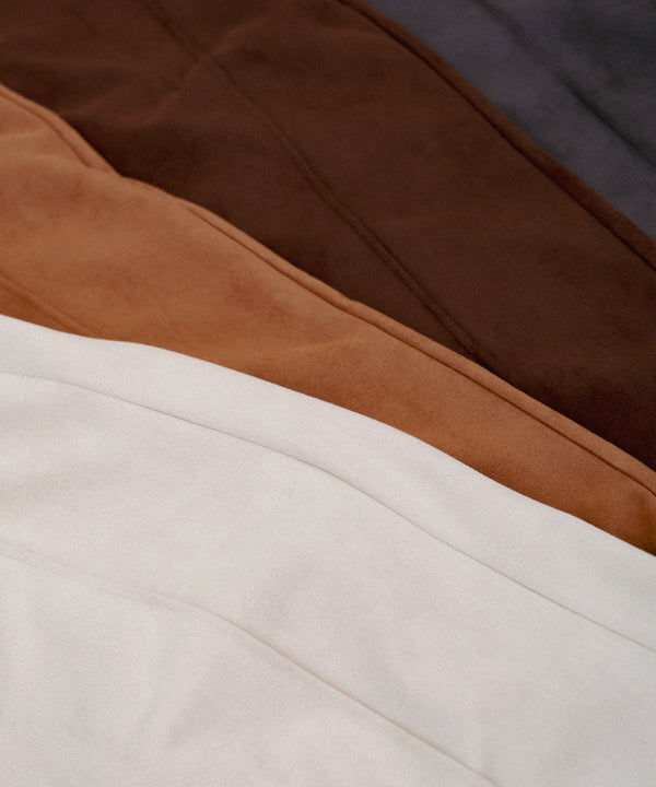 スウェードロングスカート