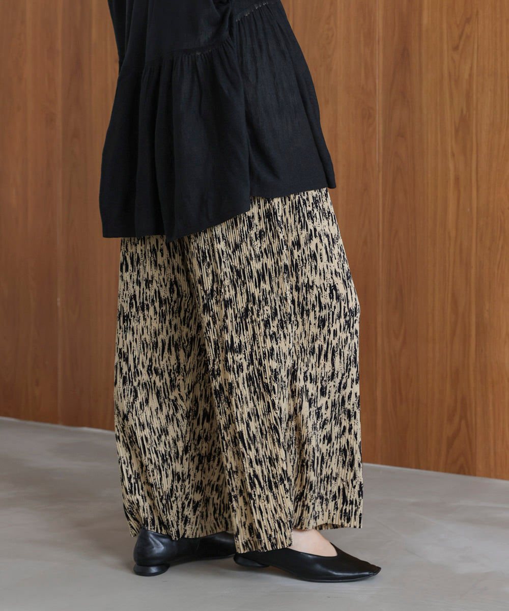 ニュアンス柄パンツ［9/30発送予定］