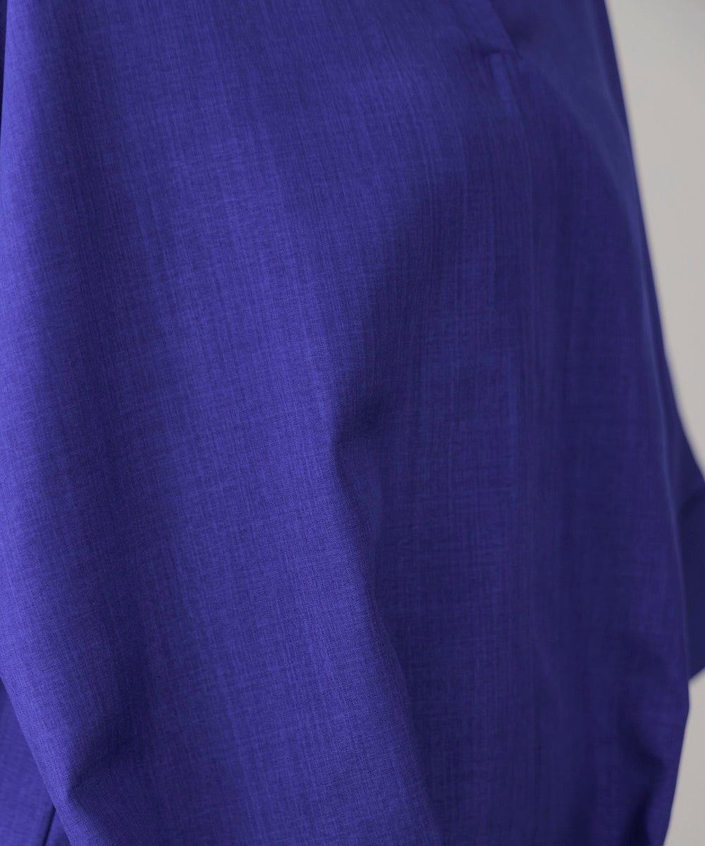 麻ライクキータックブラウス