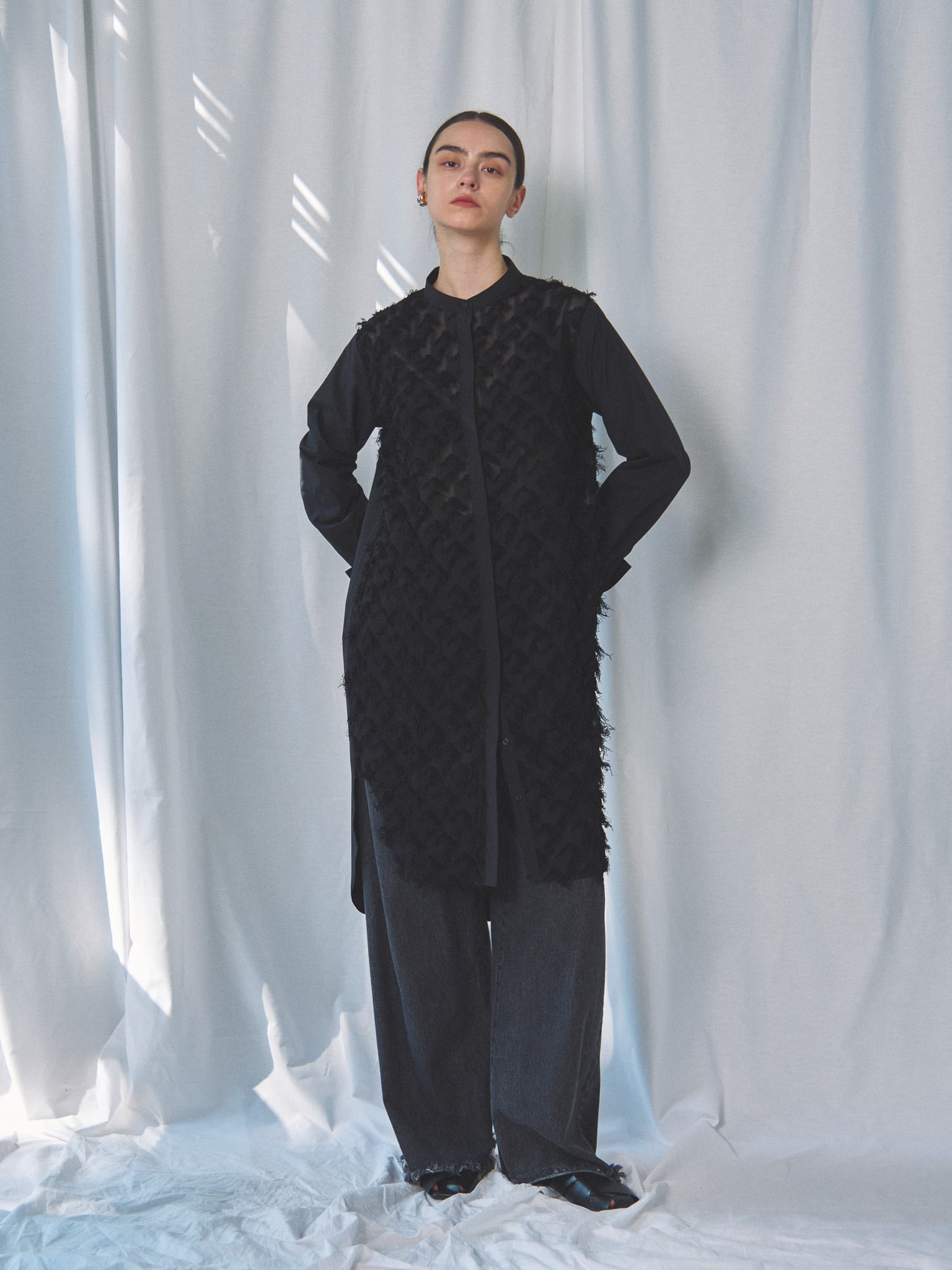 JACQUARD SHIRT(ｼﾞｬｶﾞｰﾄﾞｼｬﾂ)