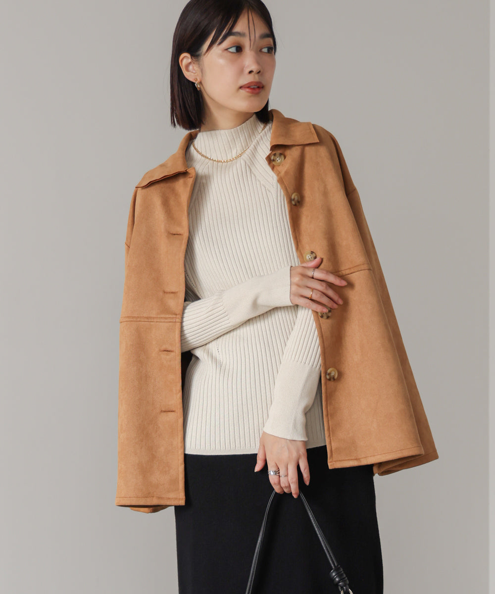 新品 mame マメ チェッカーパターン ハイネックニットプルオーバー 日本製 7 Basic Silk High Neck Knit Top - Mame Kurogouchi