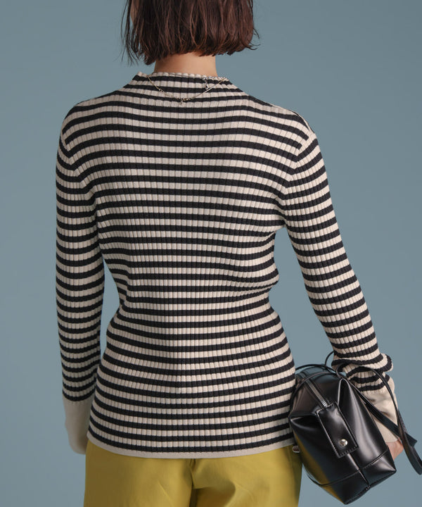 ヒートハイネックニットプルオーバー［OFFWHITE/BLACKは12/24発送予定］