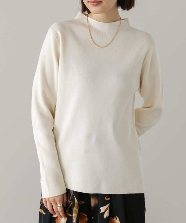 【新色追加】ハイネック総針ニット