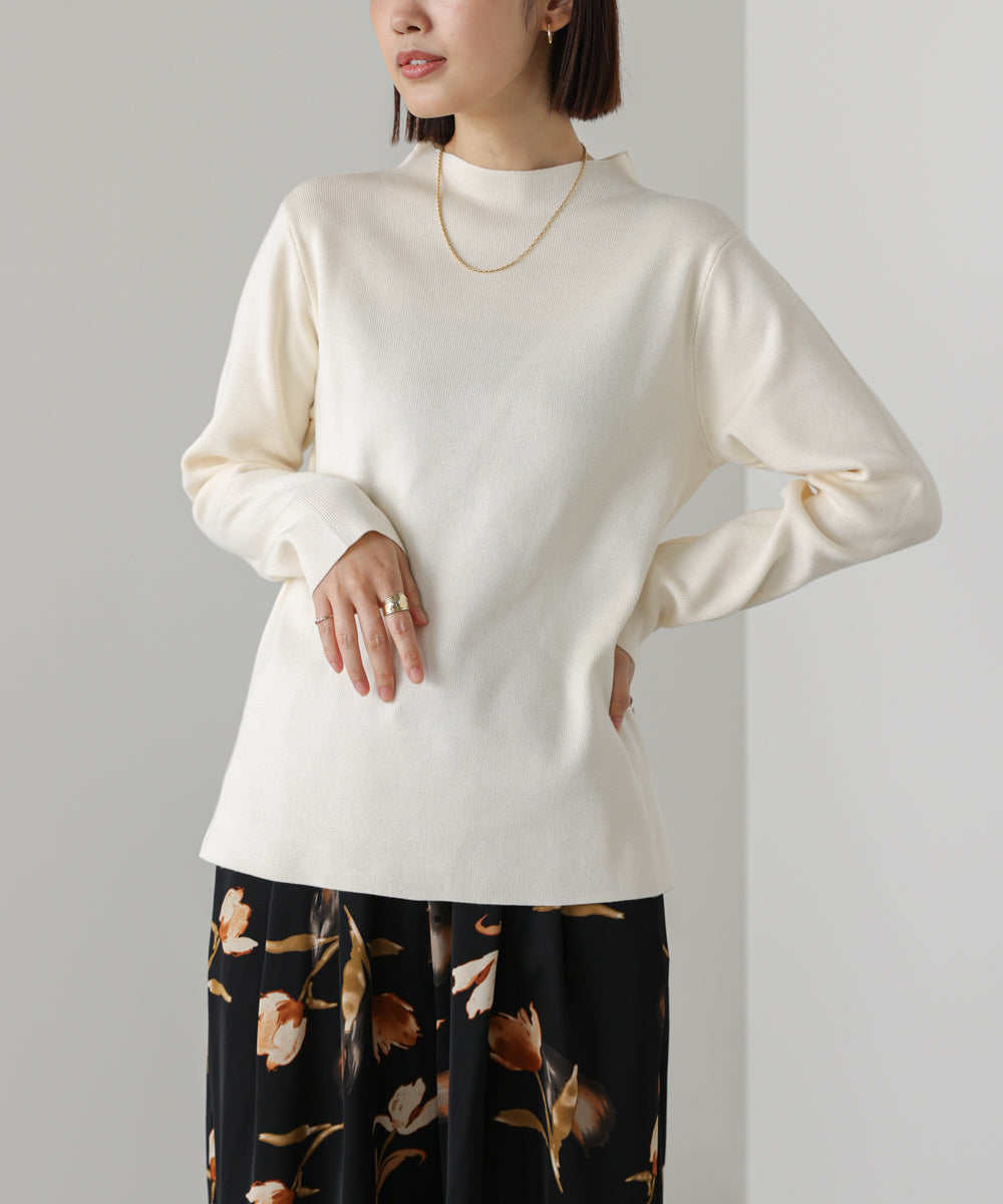 【新色追加】ハイネック総針ニット