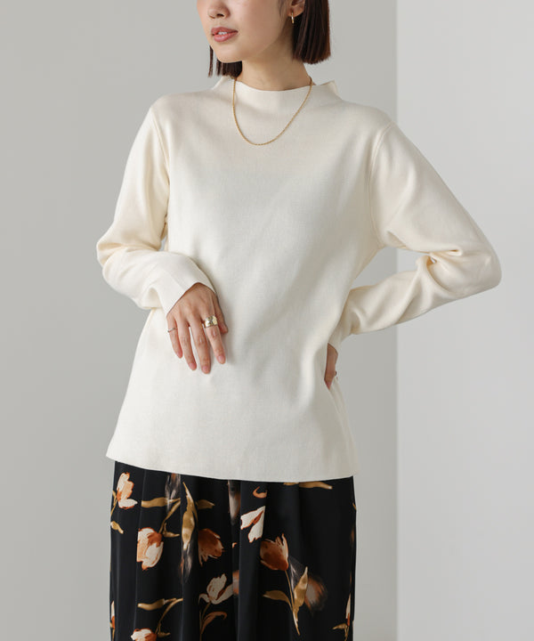 【新色追加】ハイネック総針ニット