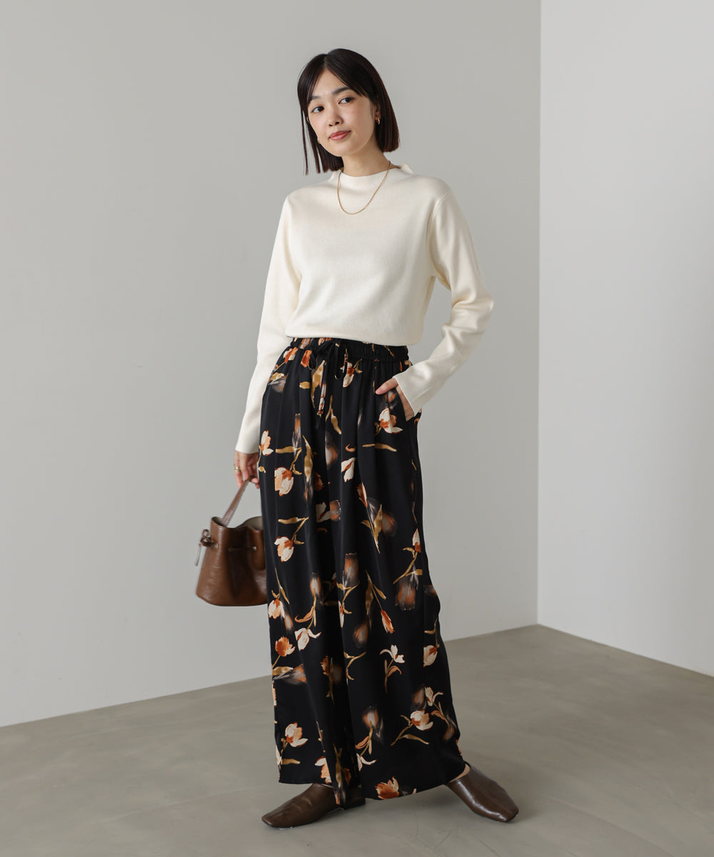 【新色追加】ハイネック総針ニット