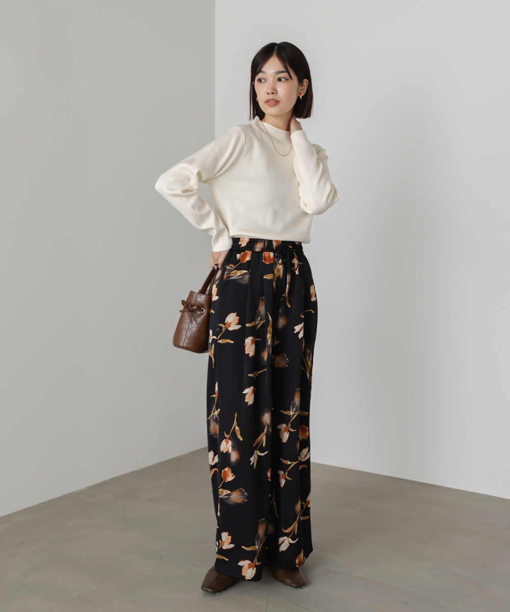 【新色追加】ハイネック総針ニット