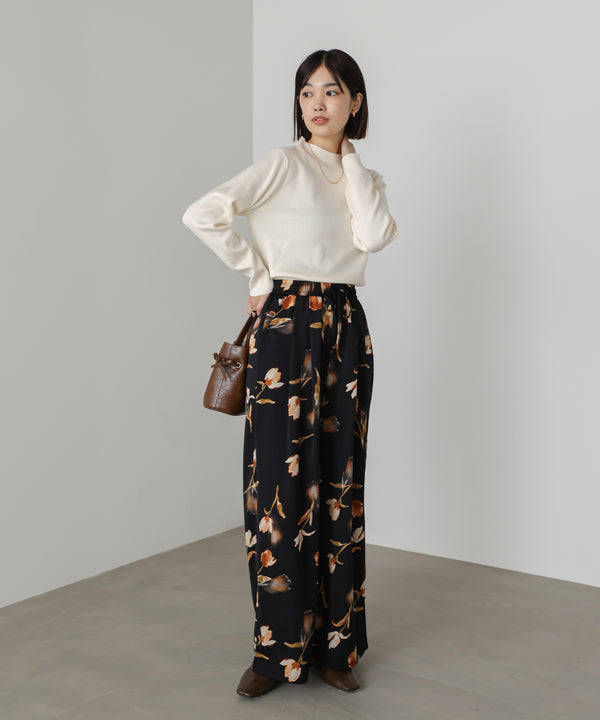 【新色追加】ハイネック総針ニット