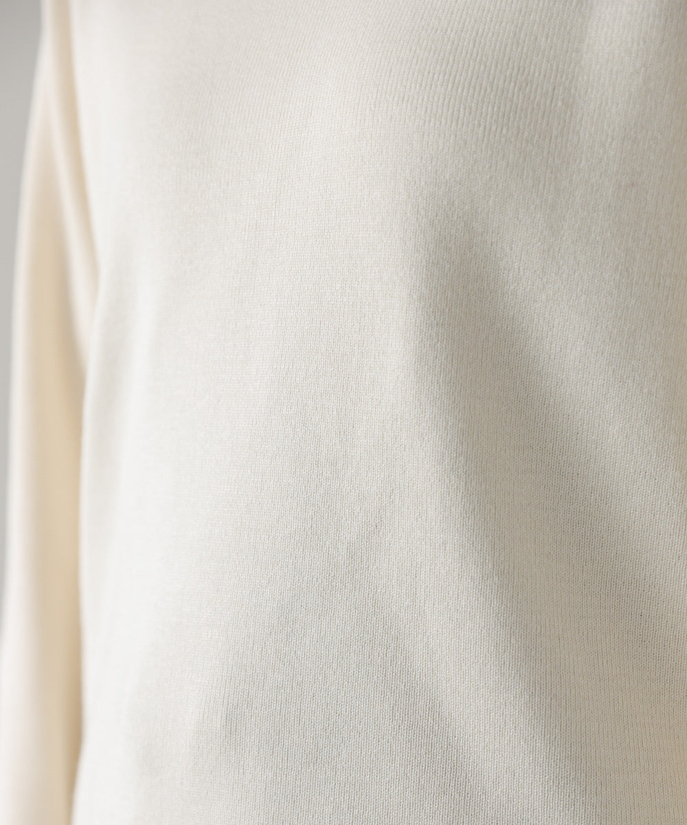 【新色追加】ハイネック総針ニット