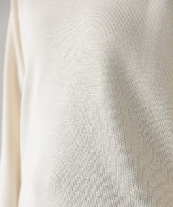 【新色追加】ハイネック総針ニット