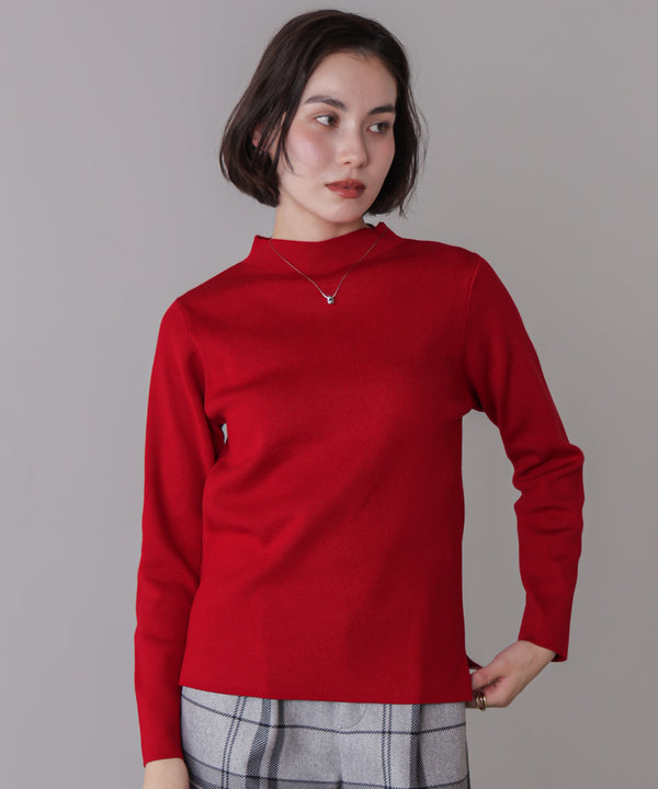 【新色追加】ハイネック総針ニット