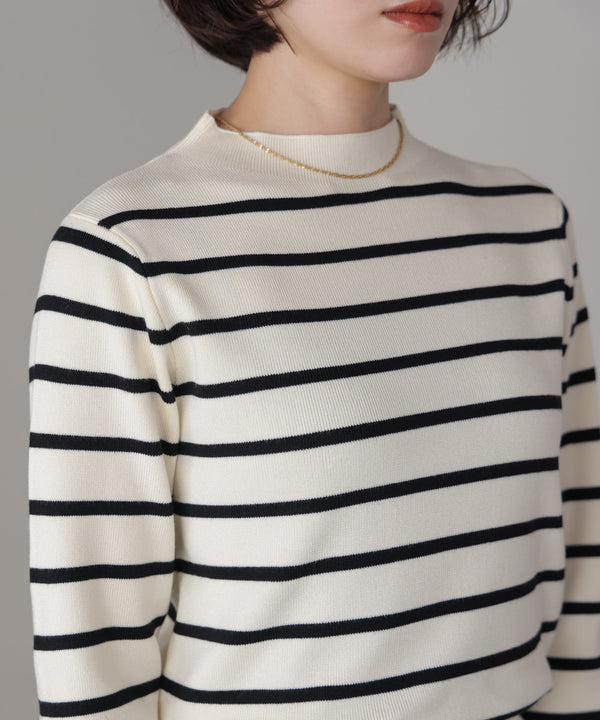 【新色追加】ハイネック総針ニット
