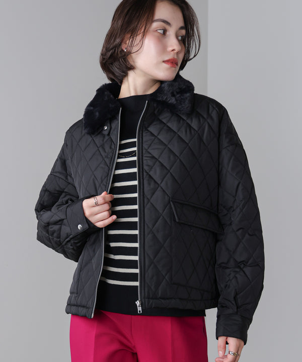 ハイネック総針ニットプルオーバー