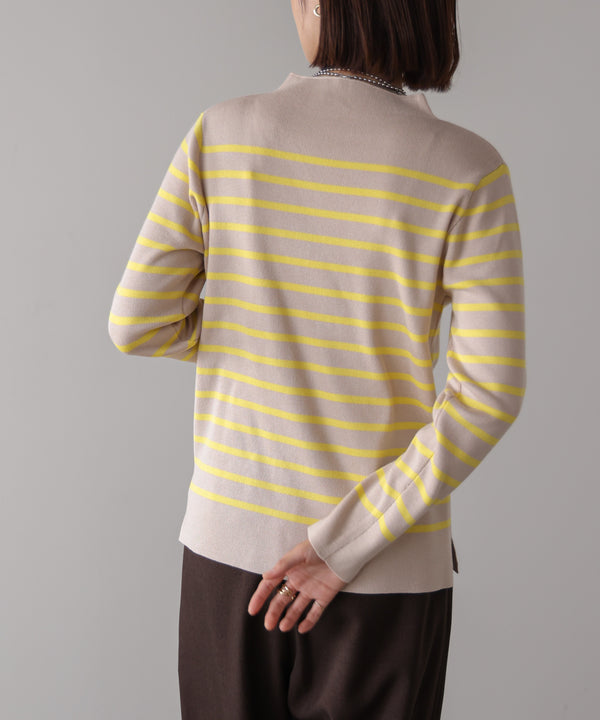 【新色追加】ハイネック総針ニット