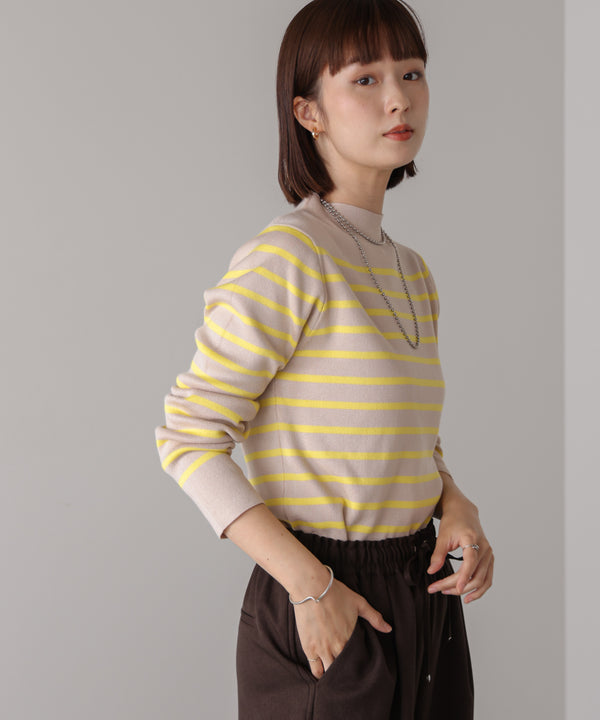 【新色追加】ハイネック総針ニット