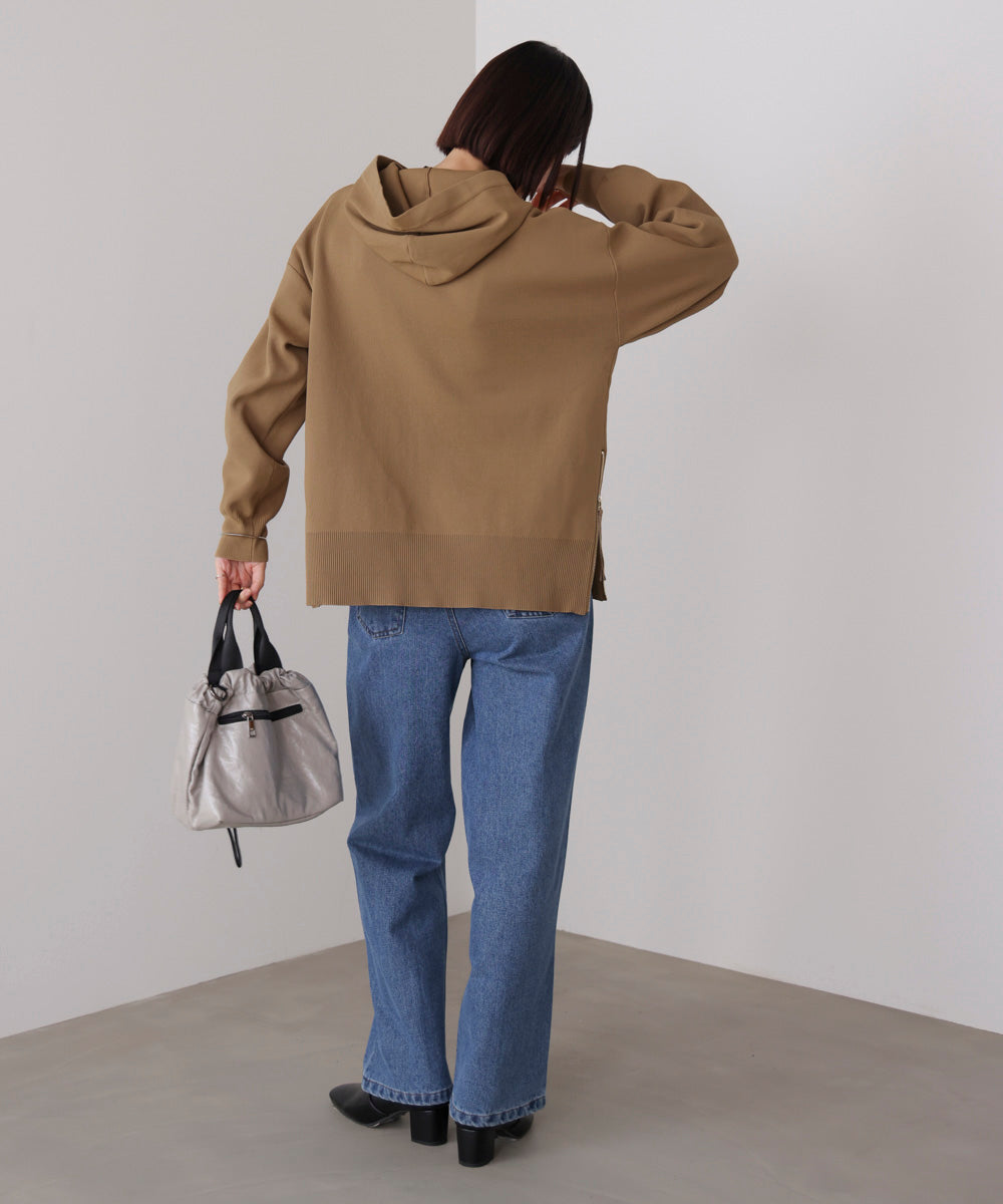 BORNELLO CUCINELLI フード付きニットパーカー 新品同様/国内正規 Brunello Cucinelli ブルネロクチネリ ロゴ