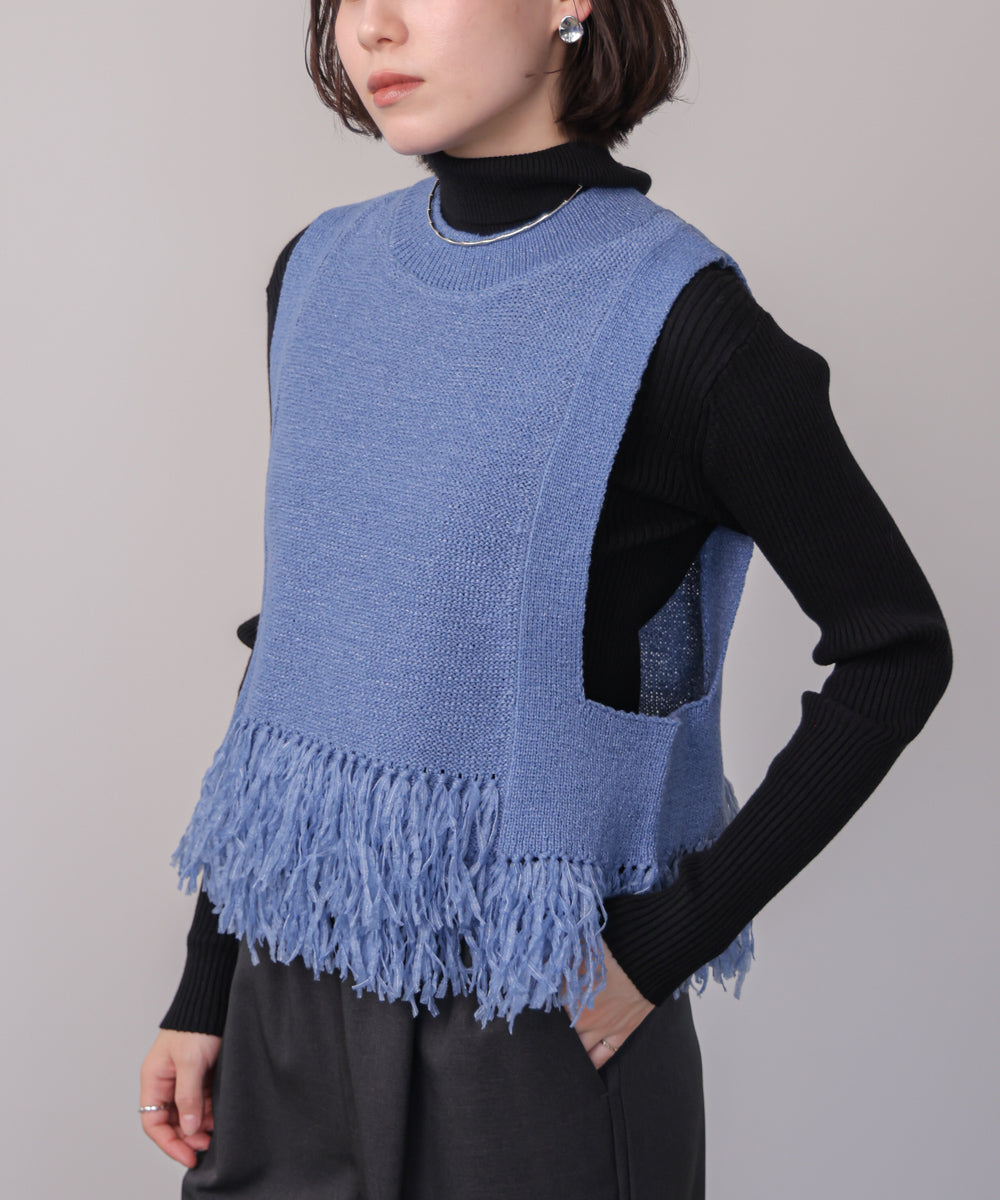 【新色追加】フェザーヤーンニットベスト