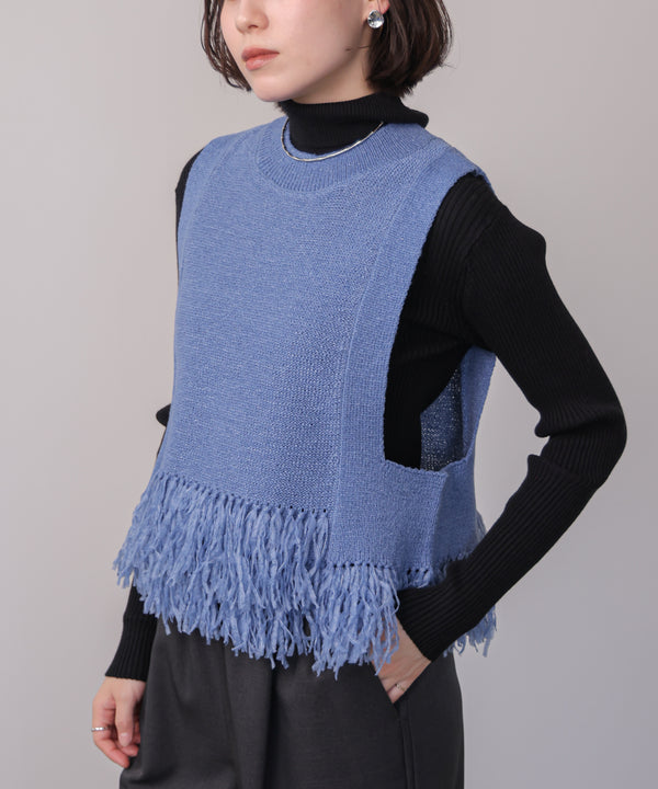 【新色追加】フェザーヤーンニットベスト