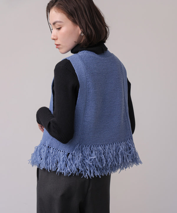 【新色追加】フェザーヤーンニットベスト