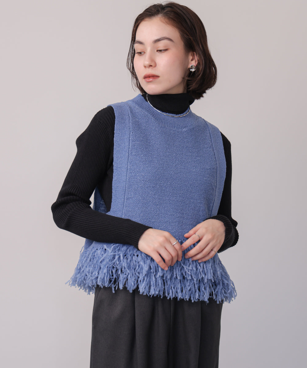 【新色追加】フェザーヤーンニットベスト