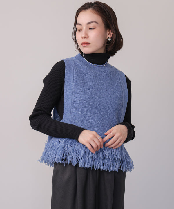 【新色追加】フェザーヤーンニットベスト