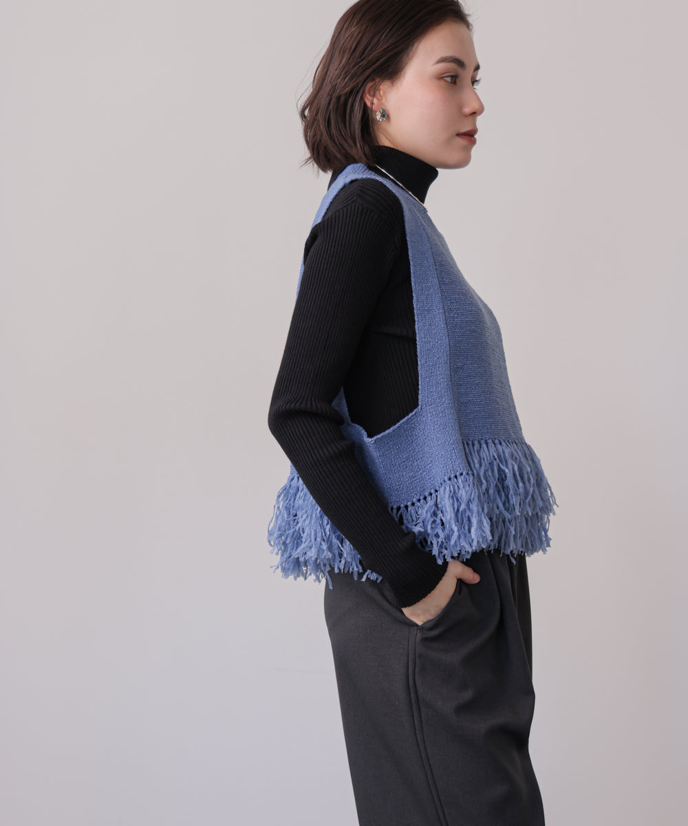 【新色追加】フェザーヤーンニットベスト