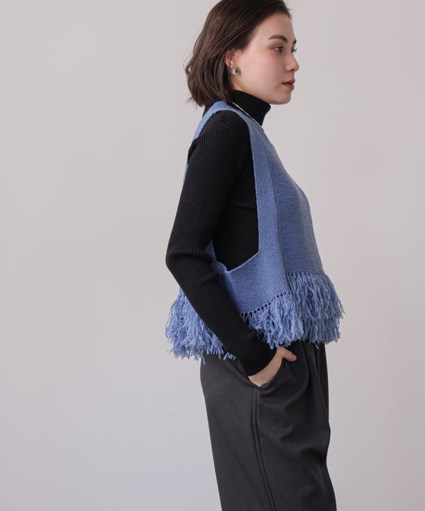 【新色追加】フェザーヤーンニットベスト