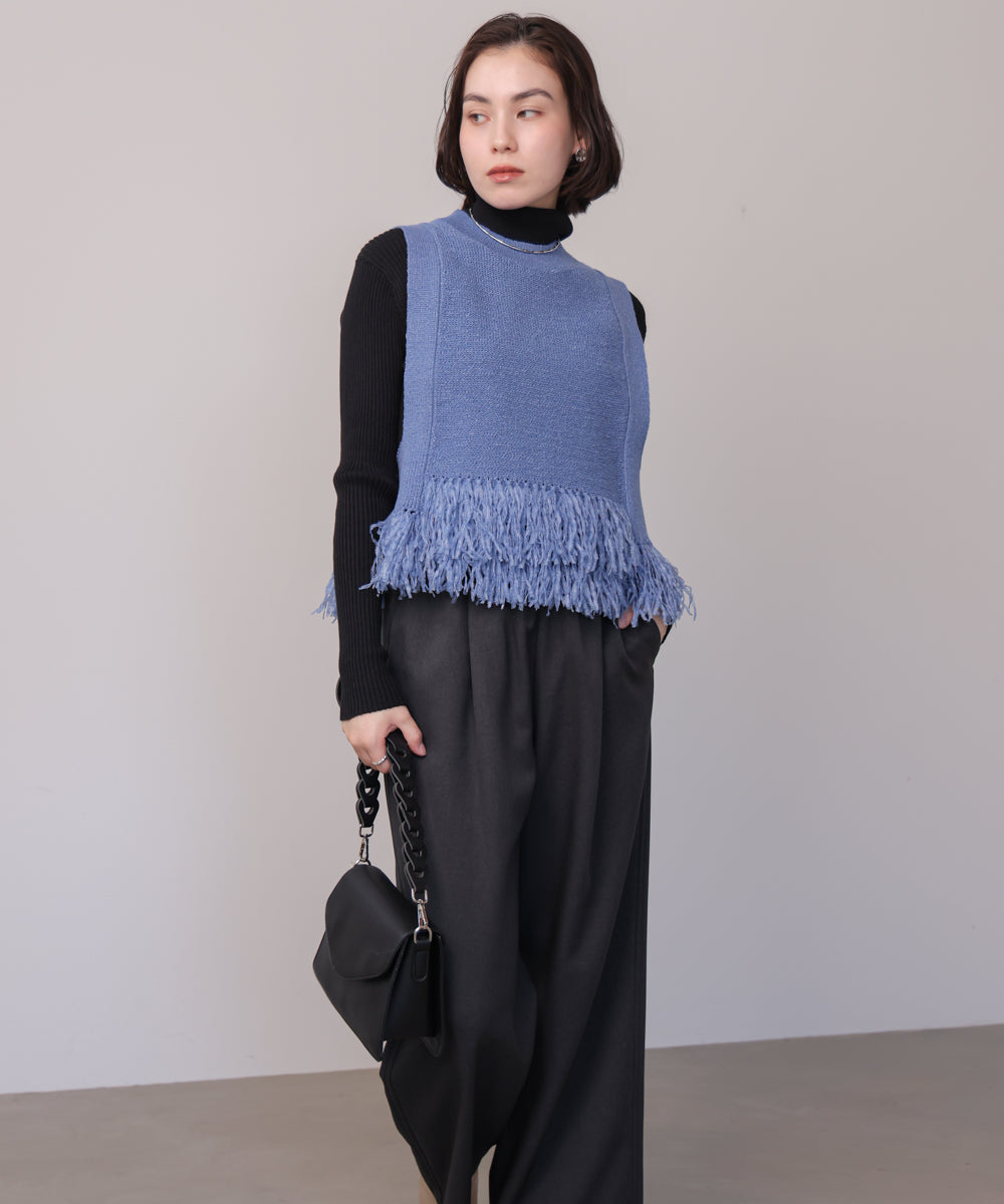 【新色追加】フェザーヤーンニットベスト