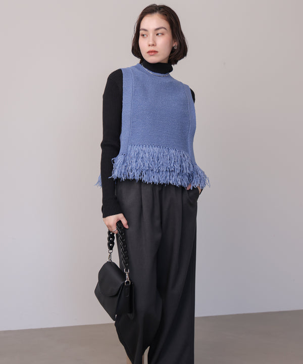 【新色追加】フェザーヤーンニットベスト