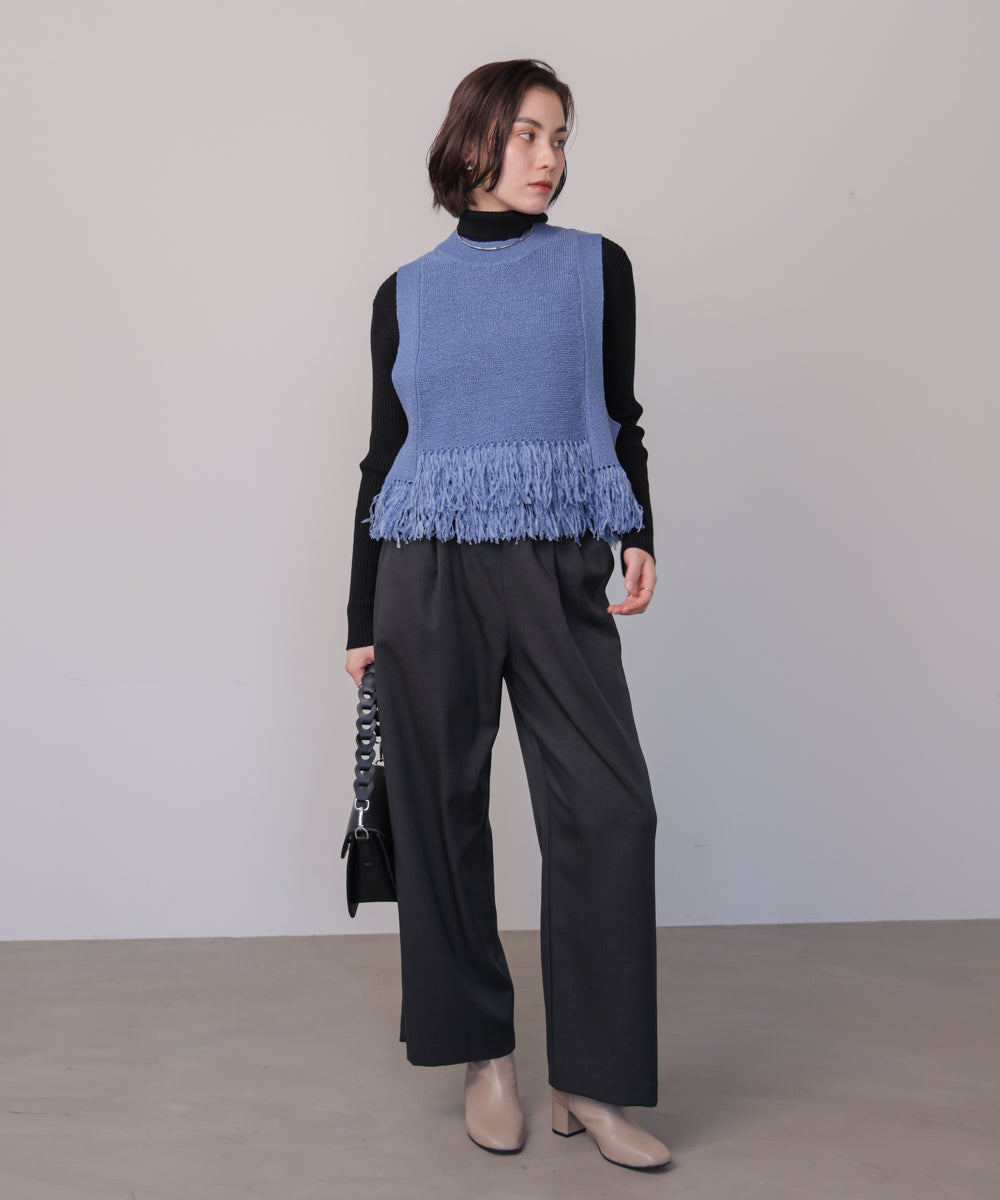 新色追加】フェザーヤーンニットベスト