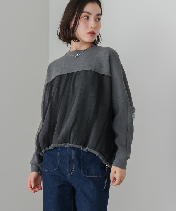 パウンドストレッチチュールプルオーバー