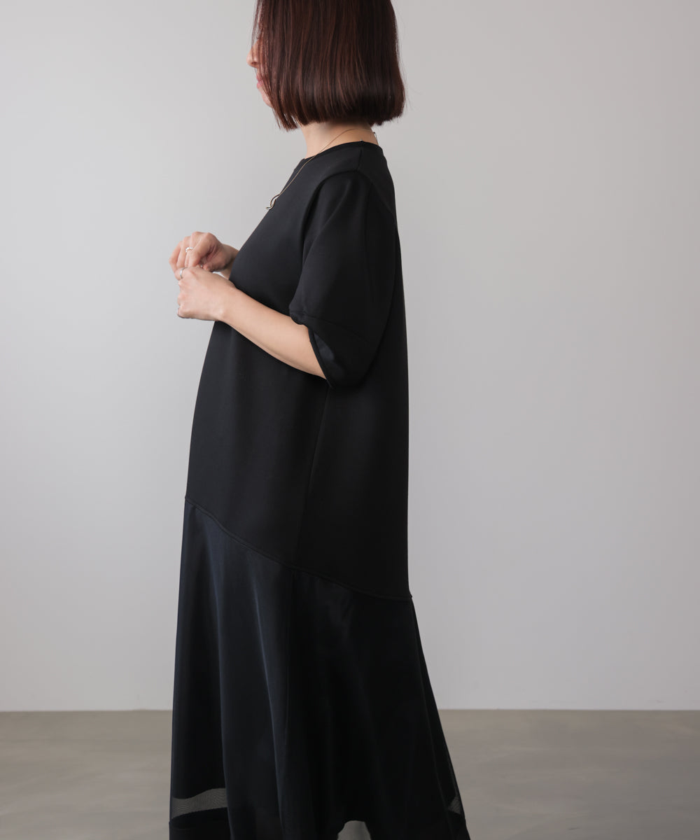 パウンドストレッチメッシュワンピース