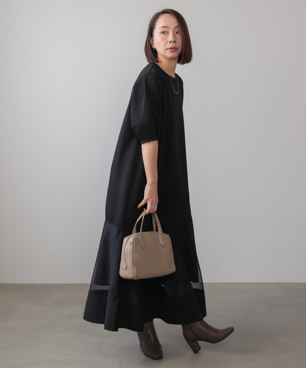 パウンドストレッチメッシュワンピース