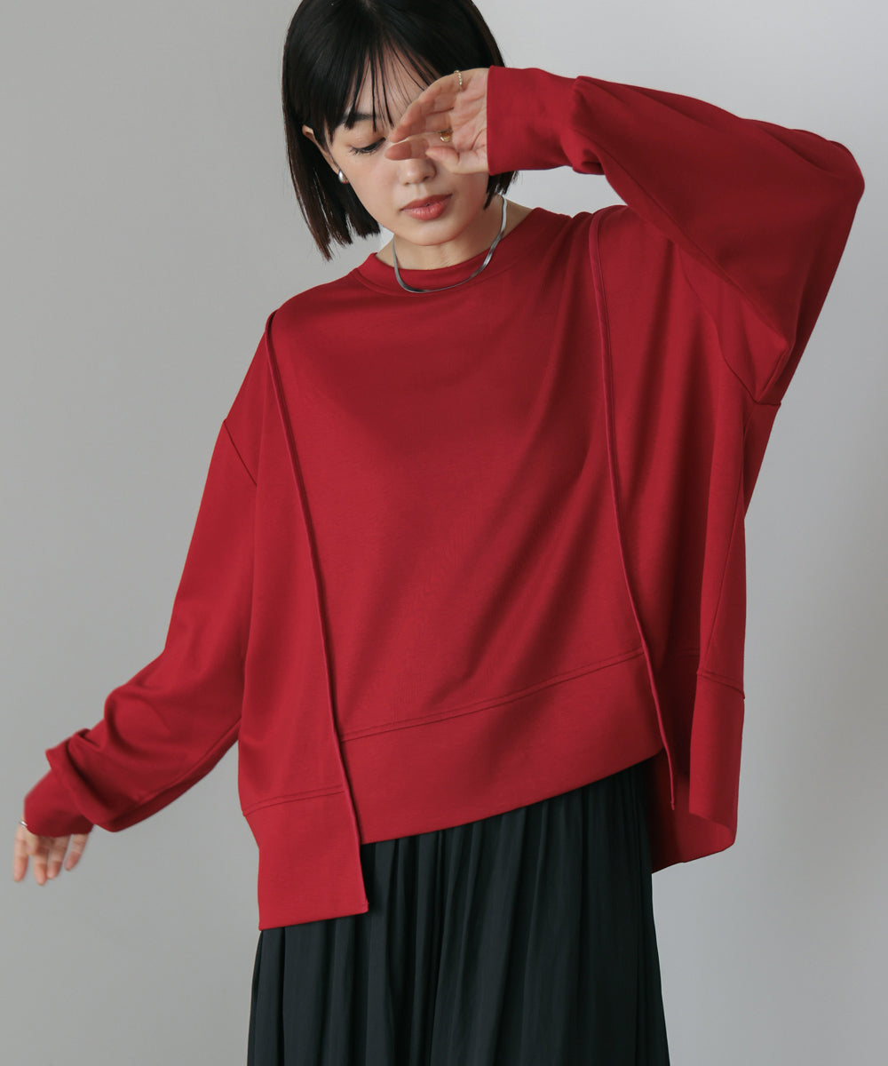 パウンドストレッチバックＺｉｐプルオーバー