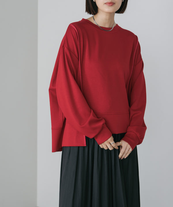 パウンドストレッチバックＺｉｐプルオーバー