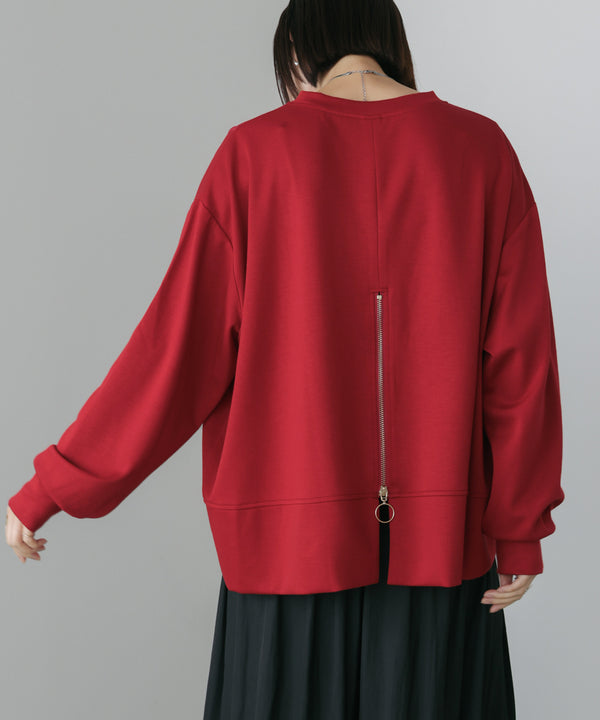 パウンドストレッチバックＺｉｐプルオーバー