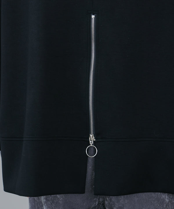 パウンドストレッチバックＺｉｐプルオーバー