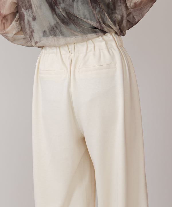 パウンドストレッチセミワイドパンツ［OLIVE/REDは11/26発送予定］