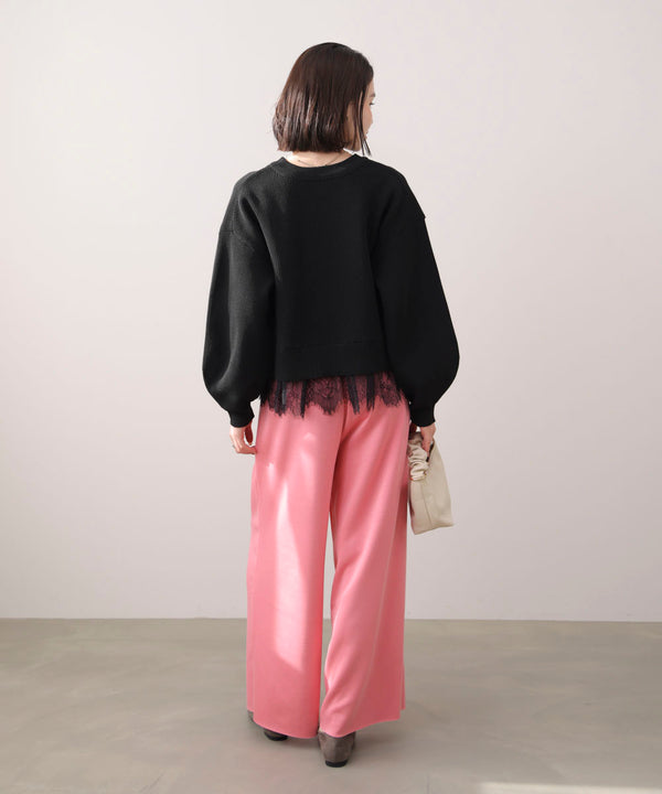 パウンドストレッチセミワイドパンツ