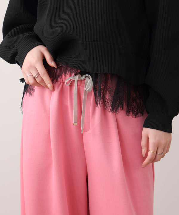 パウンドストレッチセミワイドパンツ