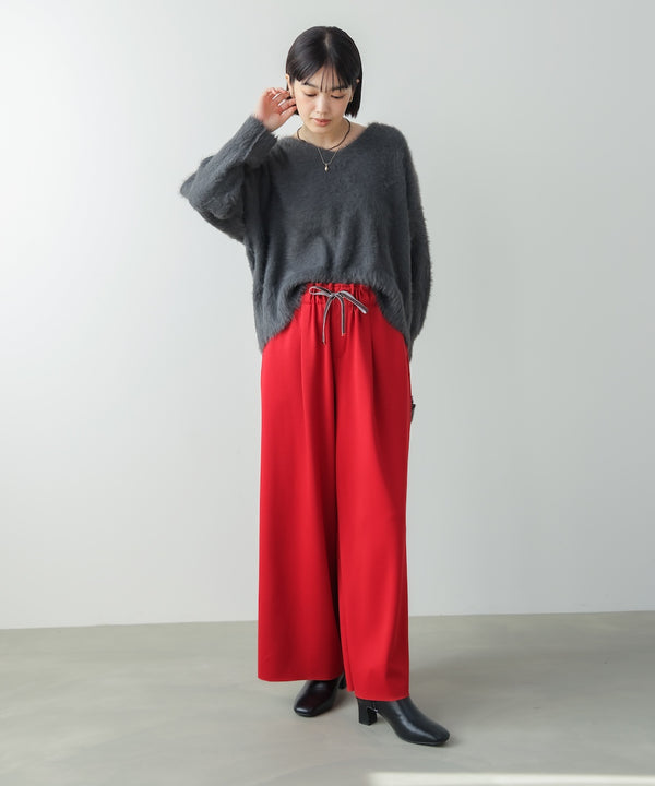 パウンドストレッチセミワイドパンツ