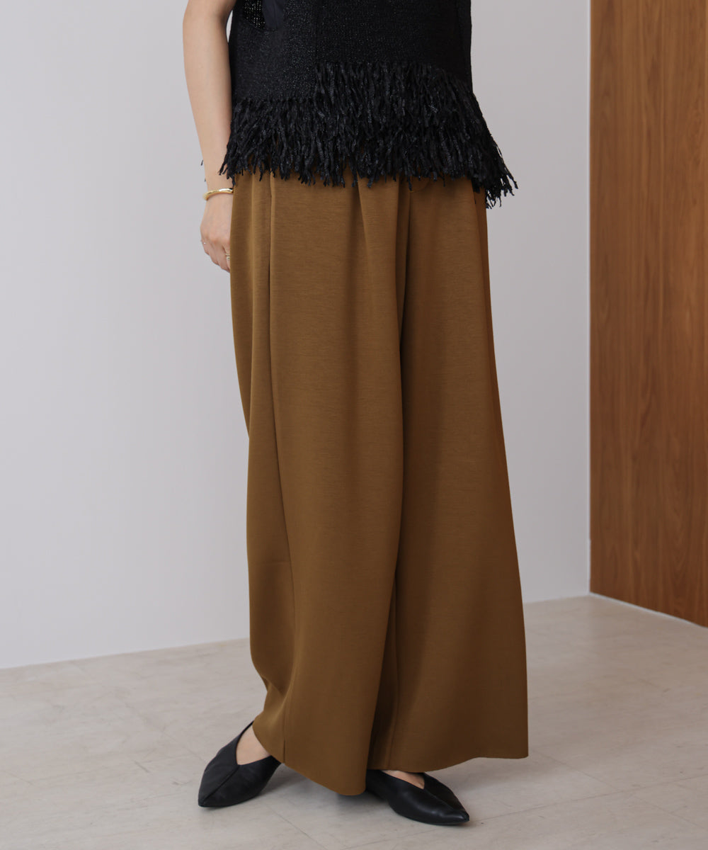 パウンドストレッチセミワイドパンツ［OLIVE/REDは11/26発送予定］